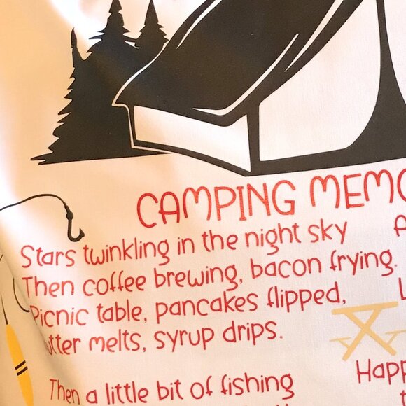 Fishing Boating Pillow Cover: Lake of Ozarks Tent Camping Lakehouse Decor, 18x18 - Picture 6 of 12